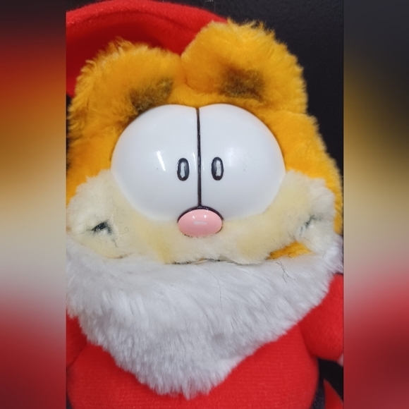 1983 Garfield United Feature  Syndicate Santa Plush 7" - Picture 4 of 8
